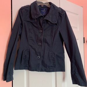 American Eagle utility blue jacket